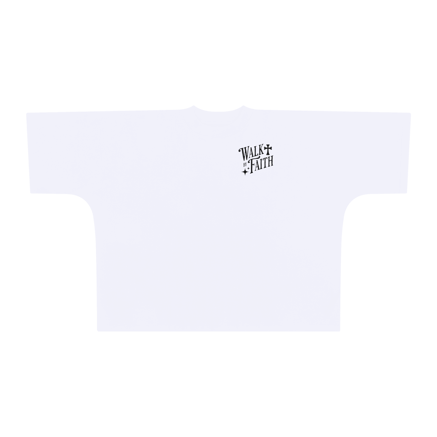 Oversize Pattern Cut Boxy Tee (Jesus Saves) - 300 GSM